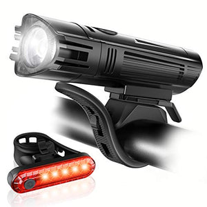 Ascher Ultra Bright USB Rechargeable Bike Light Set, Powerful Bicycle –  Paramount Cycling