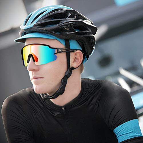 New One-pieces Fashion Sporty Sunglasses For Men And Women Cycling